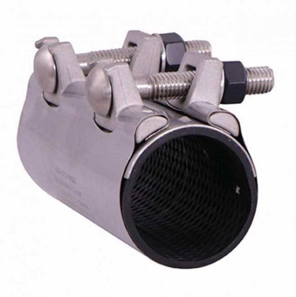 428-0084-06QSL SS WRAP CLAMP WITH CAST SS LUG 1/2 IPSx6