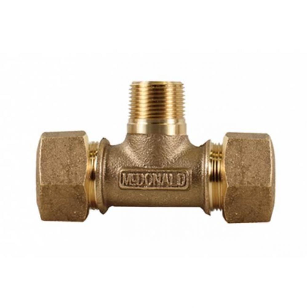 74762T 3/4X1 TEE CTS X CTS X MNPT -NL