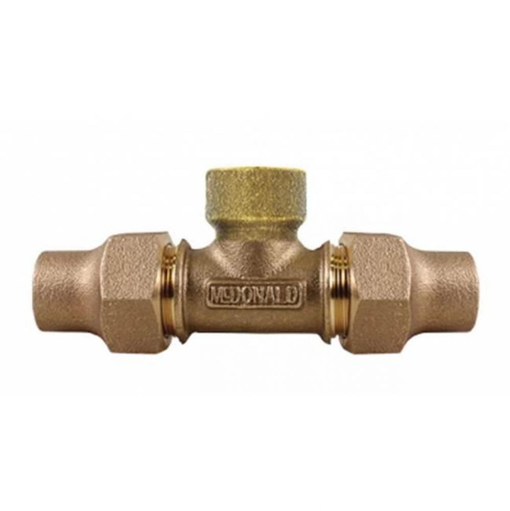 74764 1x1 1/4 TEE - FLARE X FLARE X FNPT - NL