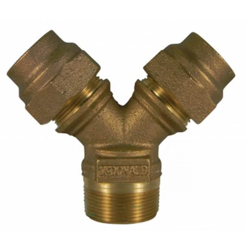 708Y2MG 2X1 Y-BRANCH MNPT X (TWO) CTS -NL