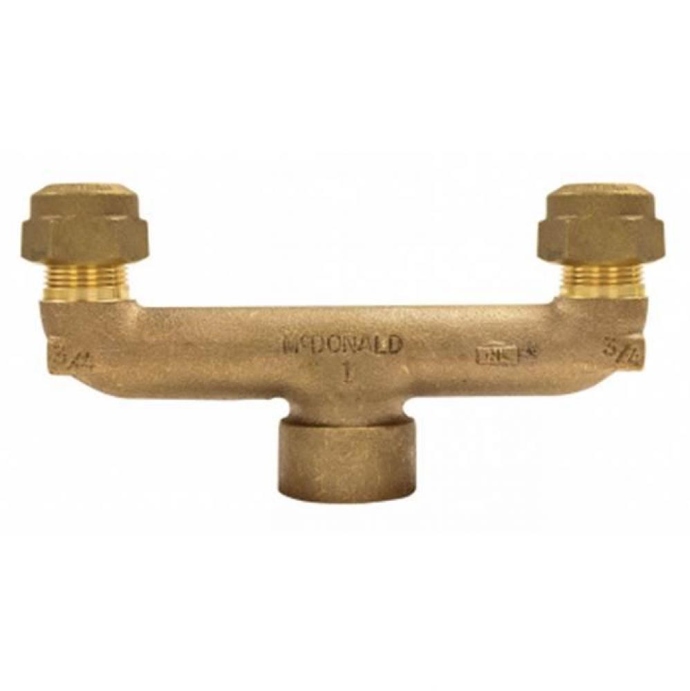 708UFQ 1X3/4X6.5 U-BRANCH FNPT X CTS - NL