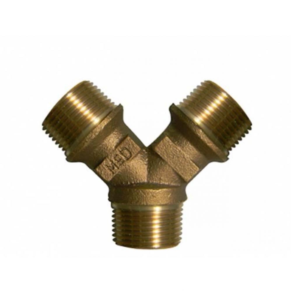 708YSMM 1X1 Y-BRANCH MNPT X (TWO) MNPT - NL