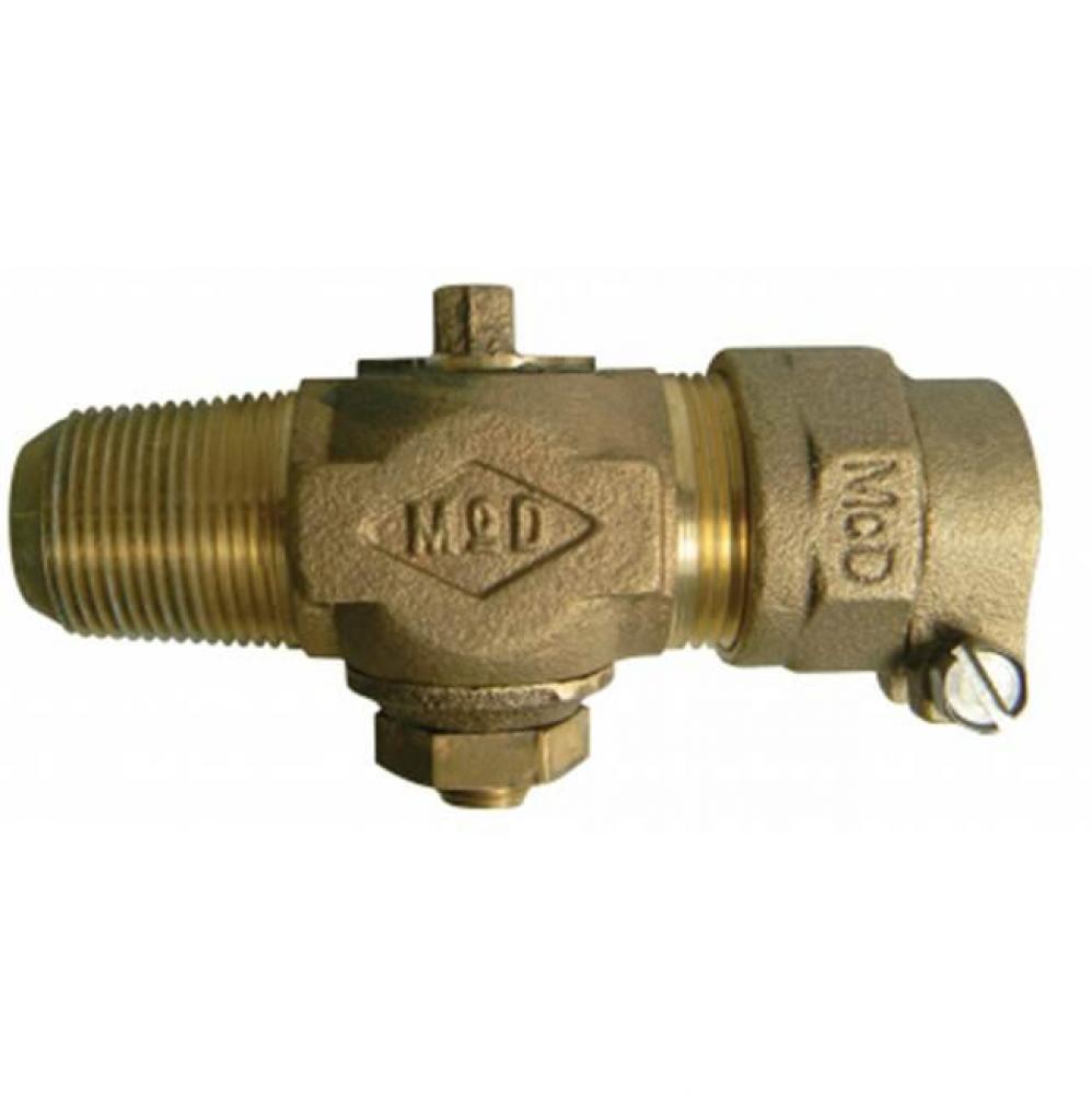 74701-22 5/8X3/4 PLUG CORP AWWA X CTS 100W-NL