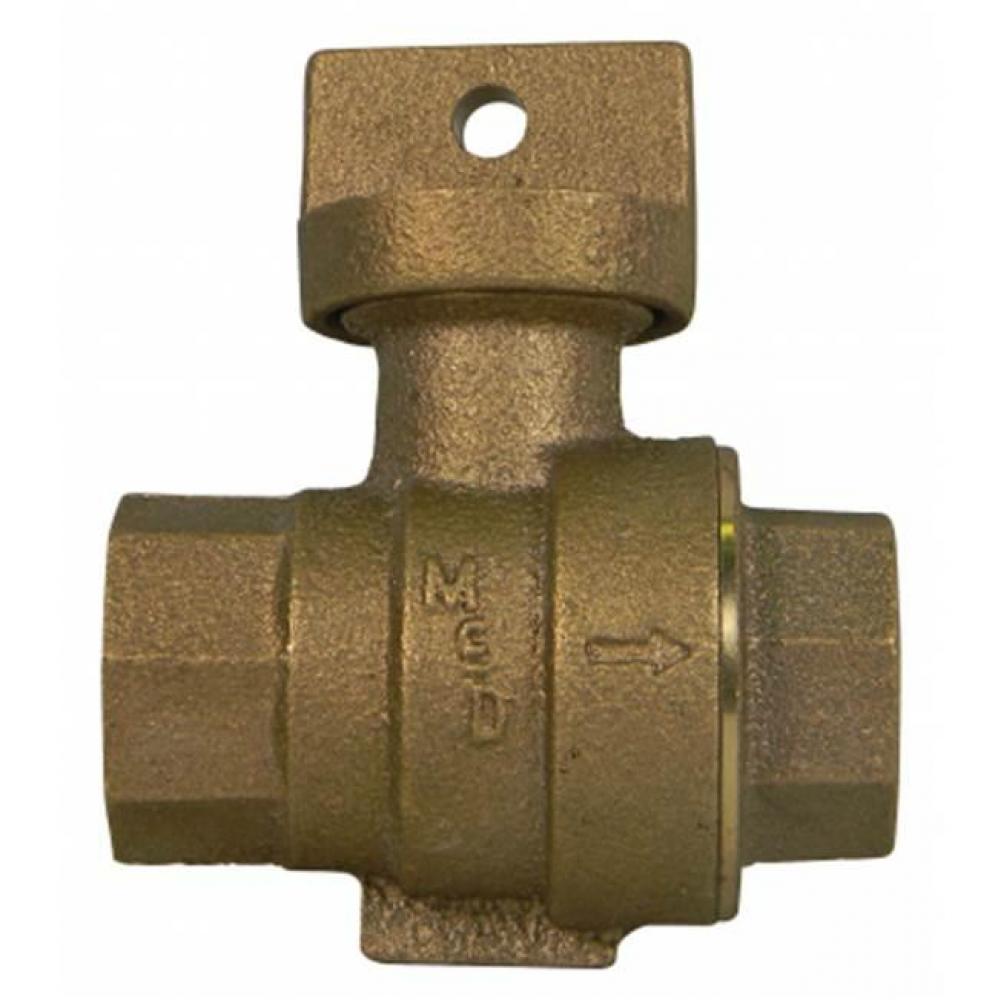 76001 3/4 STP&DRAIN BALL CURB FNPTxFNPT-NL