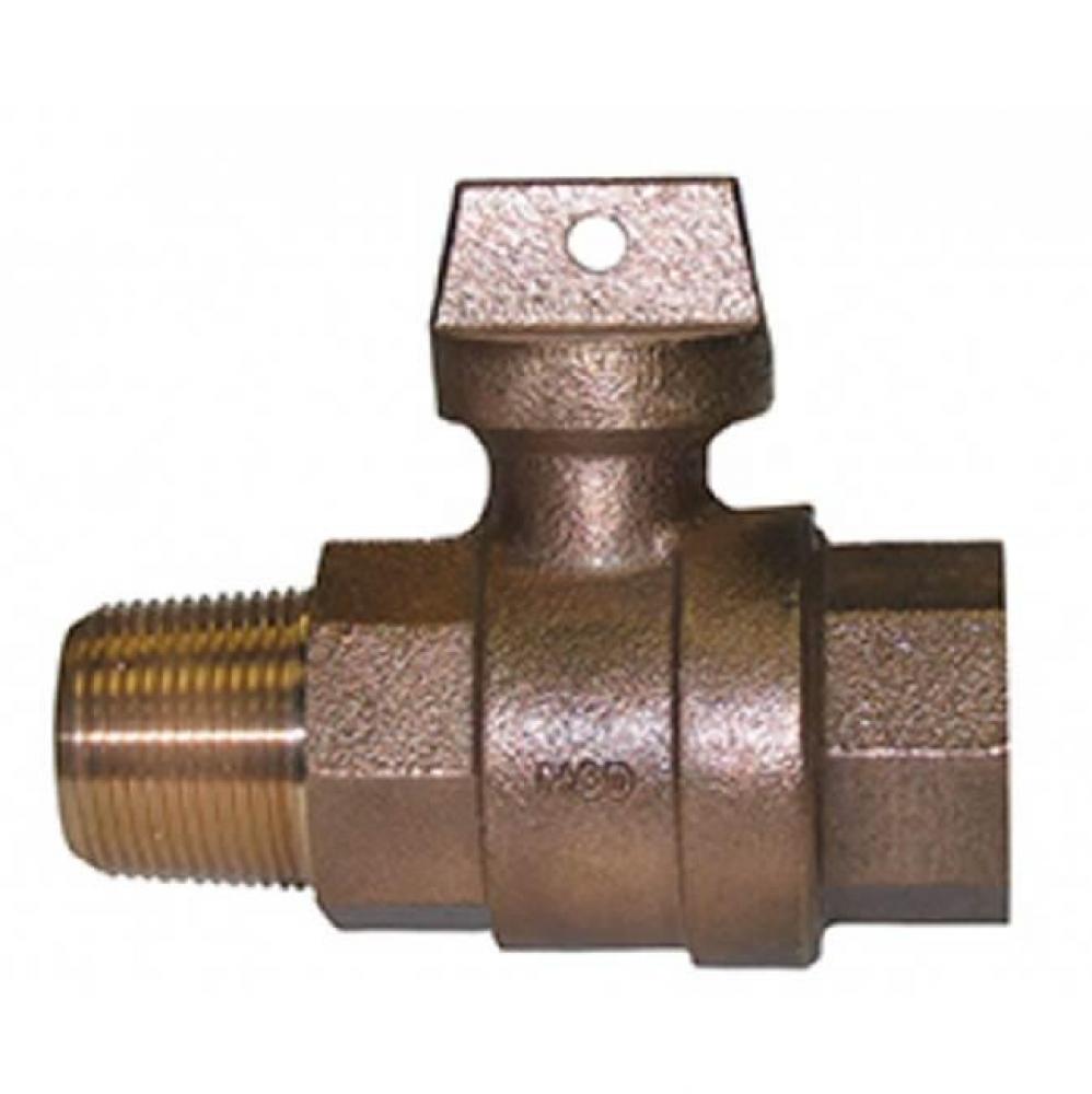 74101BF 3/4 BALL CORP/CURB AWWA X FNPT - NL