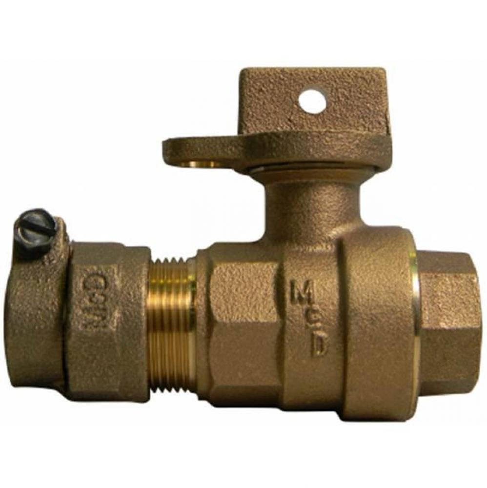 76102W-33 1 BALL CURB PEP X FNPT - NL