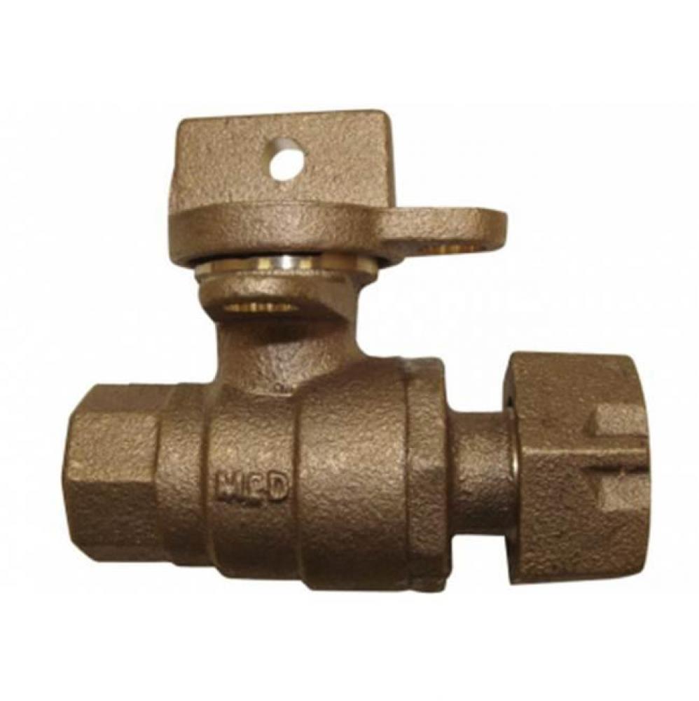 76111MW 3/4 BALL VALVE L/CHK FNPT X METER-NL