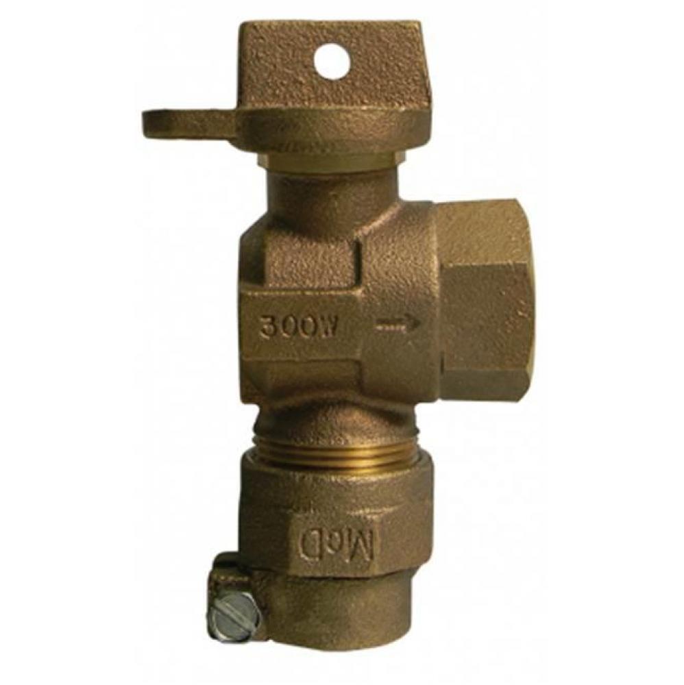 74646B-44 3/4 ANGLE BALL CURB SP PVC X FNPT-NL