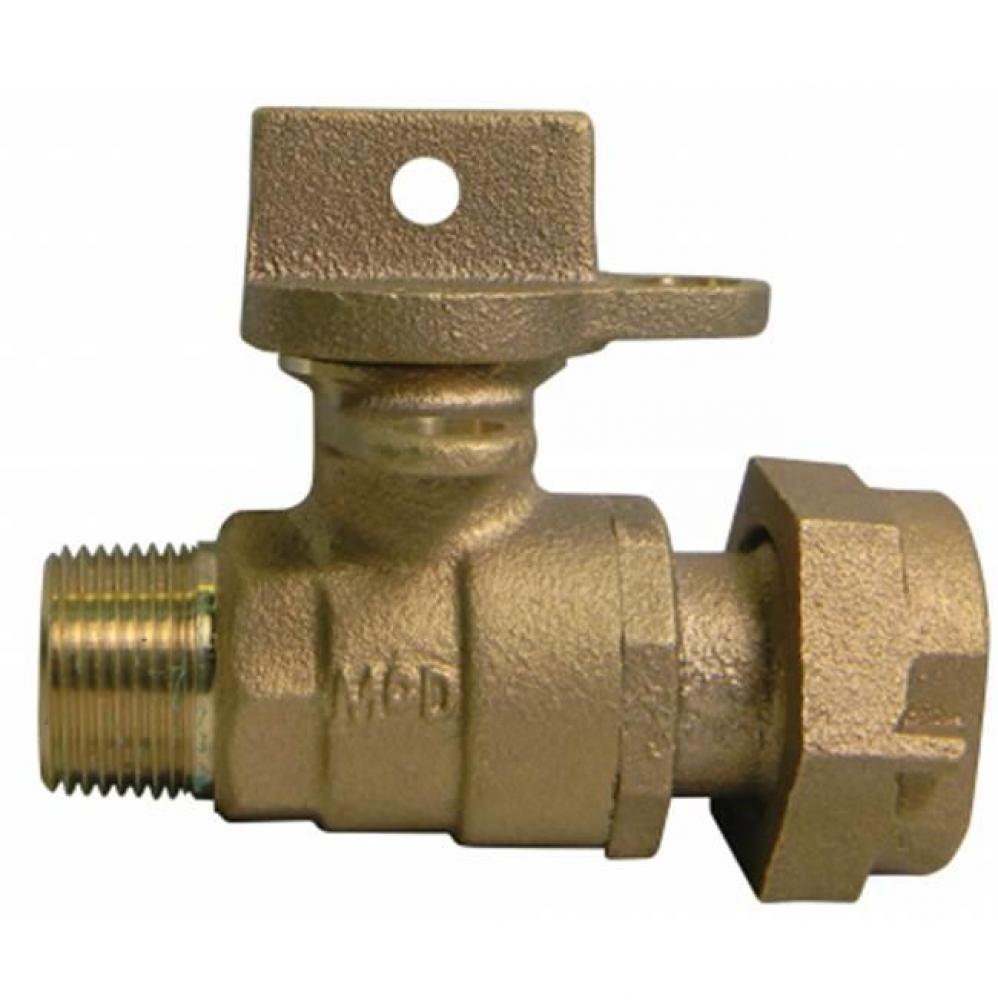 76107MW 3/4X5/8X3/4 BALL VALVE MNPT X METER - NL