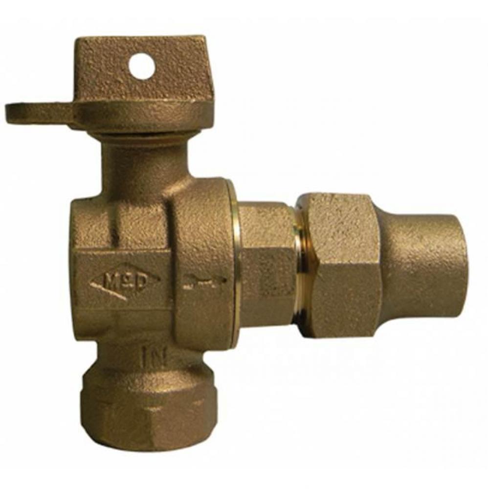 74608B 3/4 ANGLE BALL CURB FNPT X FLR - NL