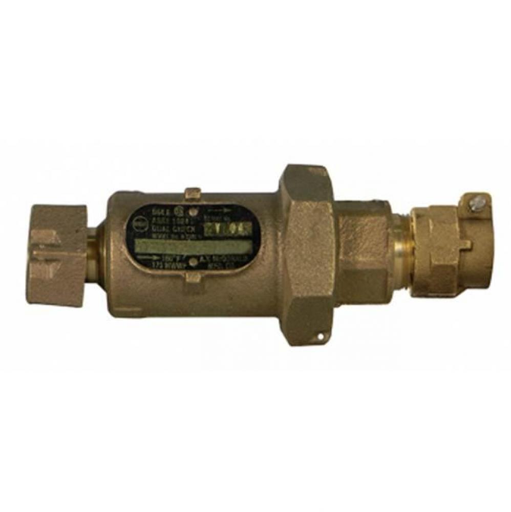 711-3JC 43 INLINE DLCHK 3/4 METERx3/4 CTS-NL