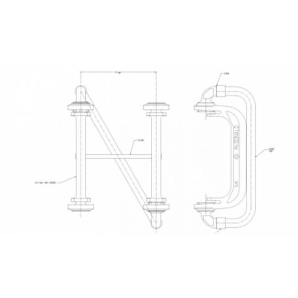 714-1-1TAN X6.50 TAN YOKE ASSY - L/INLET & OUTLET-NL