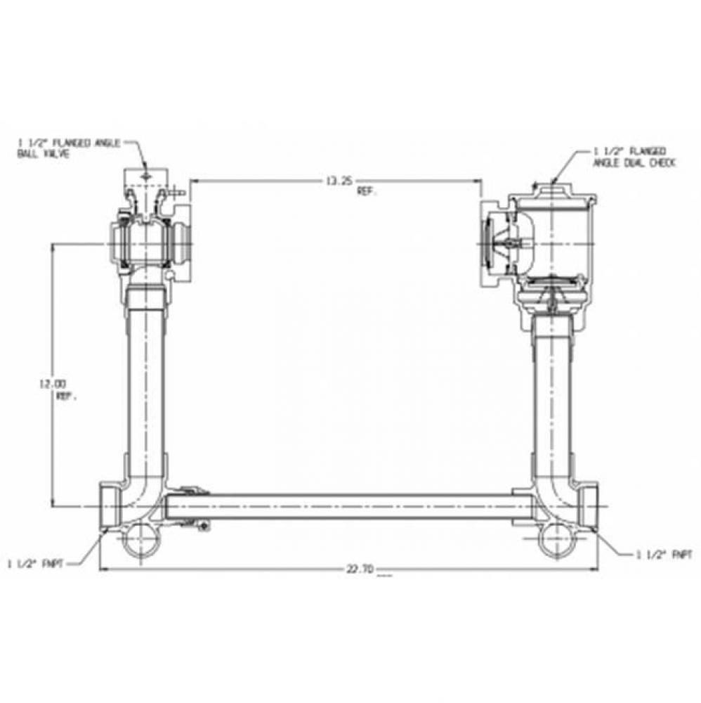 720-609WDFF 660 HxH MTRSTR FPBVxFPDCK FNPTxFNPT