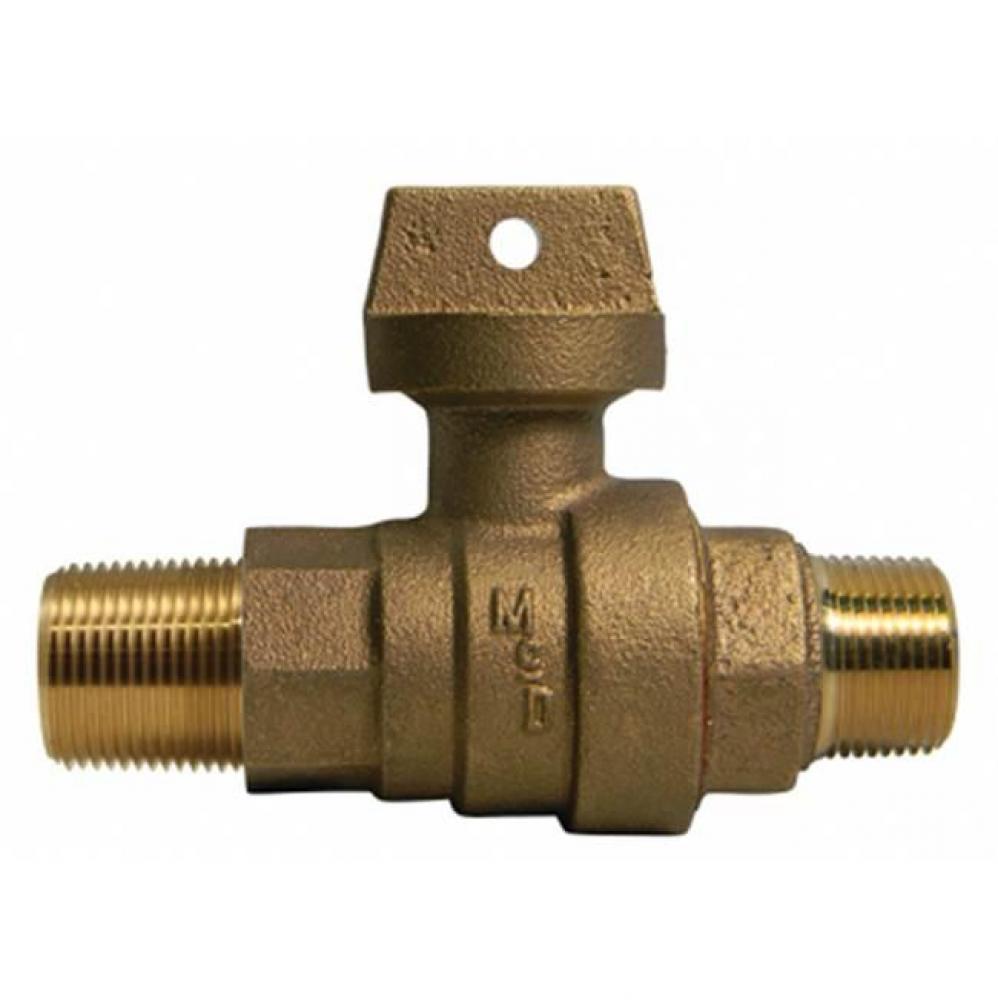 76107P 1 BALL CURB MNPT X MNPT - NL