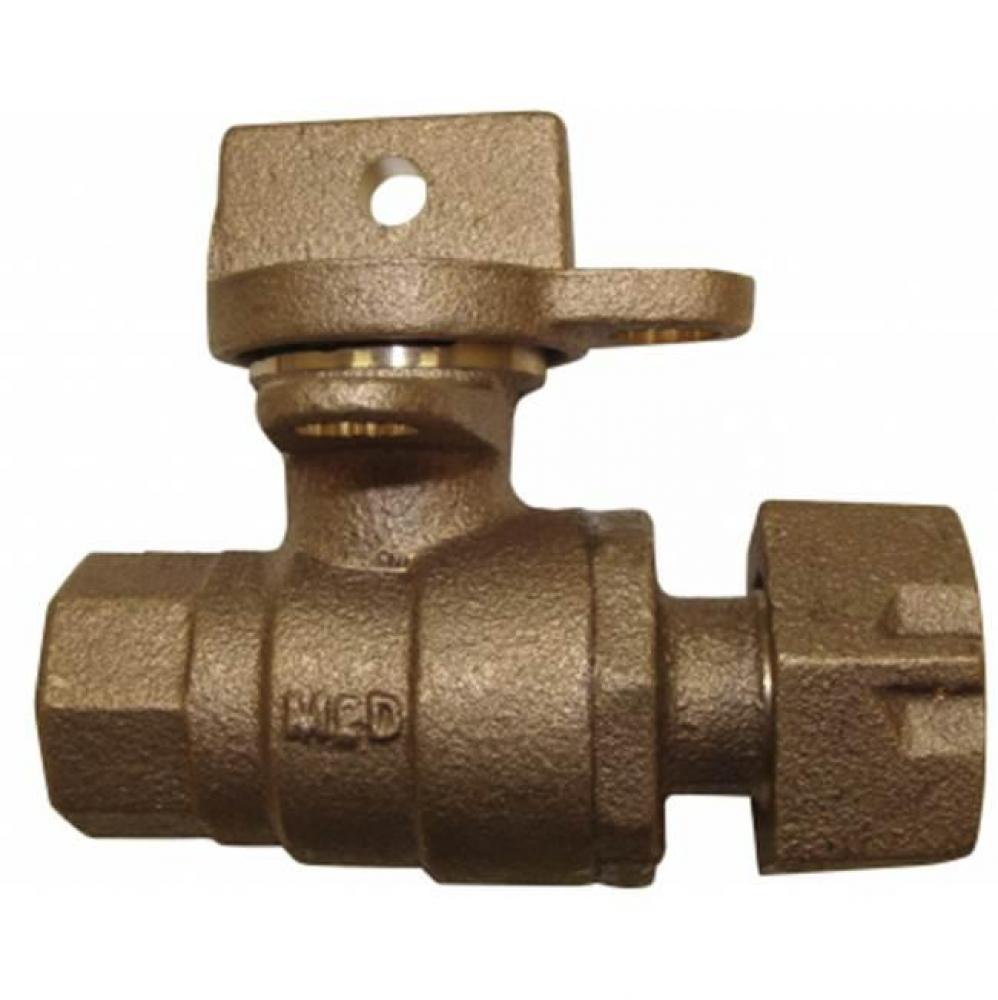 76101MWS 1X3/4X1 BALL VALVE FNPTxMTR W/SADDLE-NL
