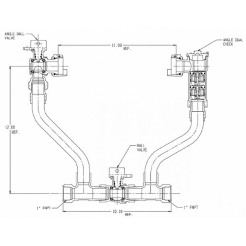 720B412WDFF 443X995 HxH STR LBP SPBVxSPDCK FNPTxFNPT