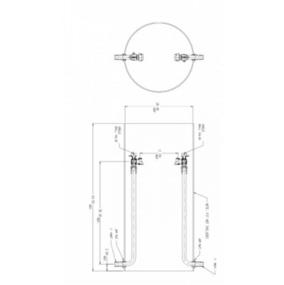 715-436WWPP 44X20 SGL RISER STR SPBV X SPBV