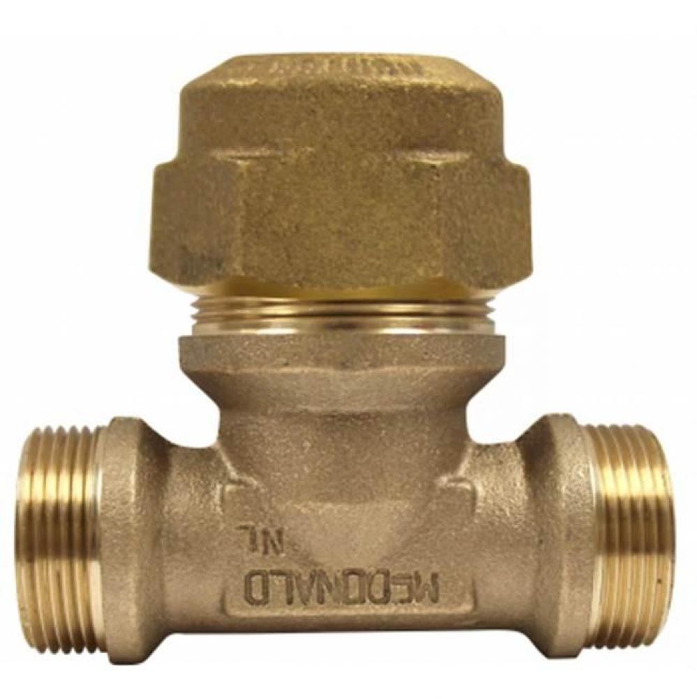 74763Q 1X1 1/4 TEE MNPT X MNPT X CTS -NL