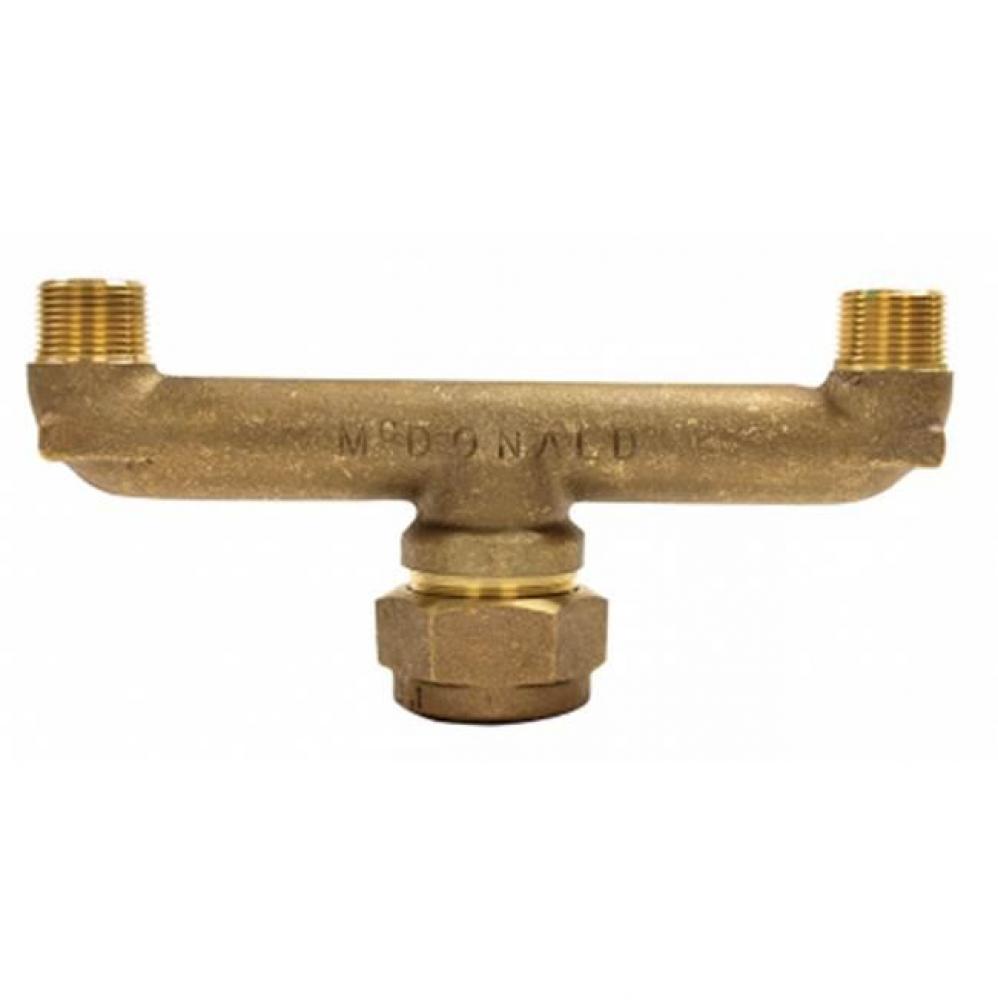 708UZM 1X3/4X7.5 U-BRANCH PEP X MNPT -NL