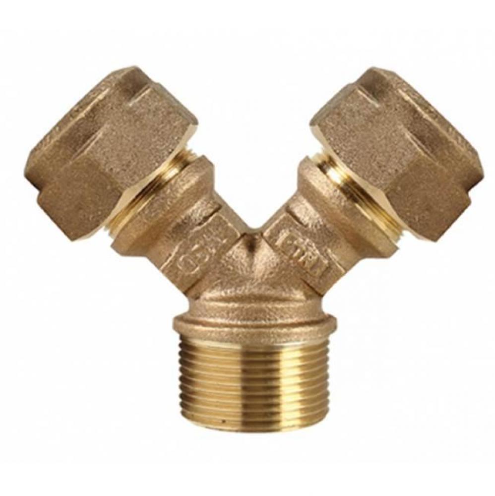 708Y2MQ 1 1/2X1 Y-BRANCH MNPT X (TWO) CTS -NL