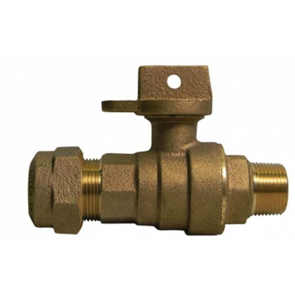 76107WQ 3/4 BALL CURB CTS X MNPT - NL