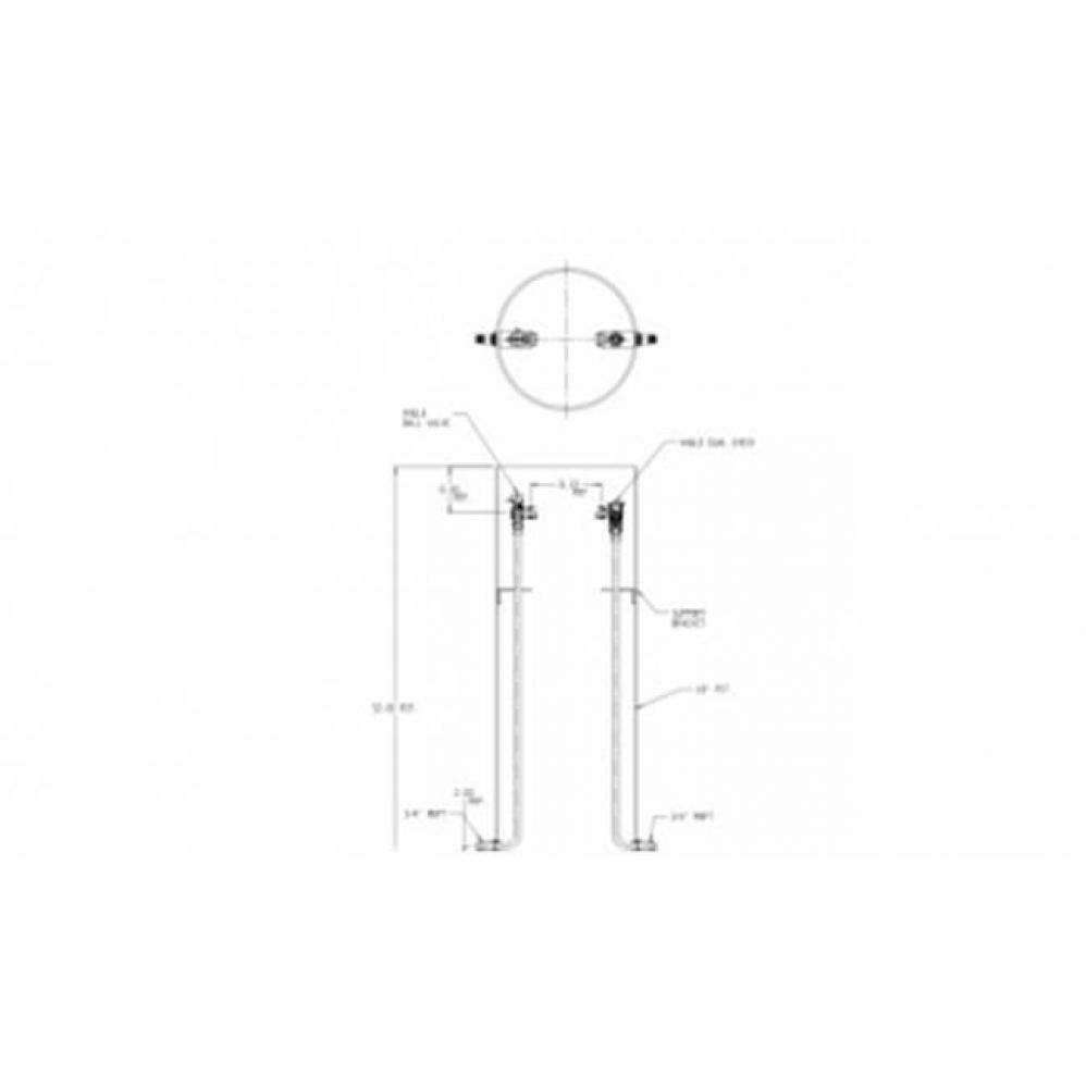 786D354JDPP 33X18X401 SGL RISER PIT BRKT FPBV X FPDCK