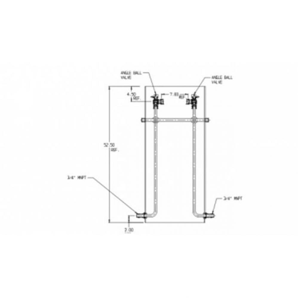 780W260WWPP 33X18 W STYLE SGL RISER PIT SPBV X SPBV