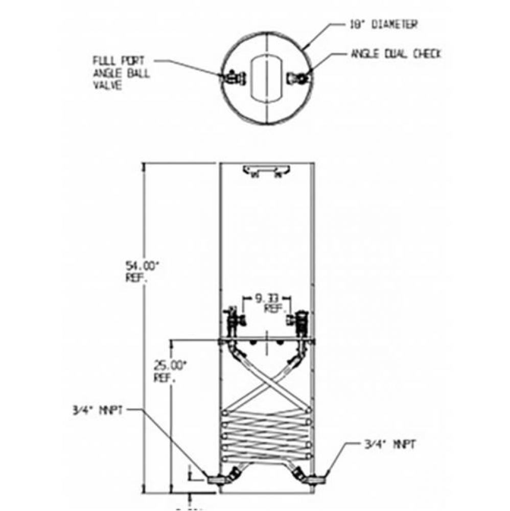 790-378KFPP 330X18 SGL COIL FPBVxFPDCK MNPT X MNPT