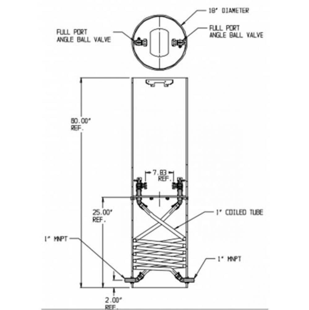 790D260KKPP 440X18 SGL COIL FPBVxFPBV MNPT X MNPT