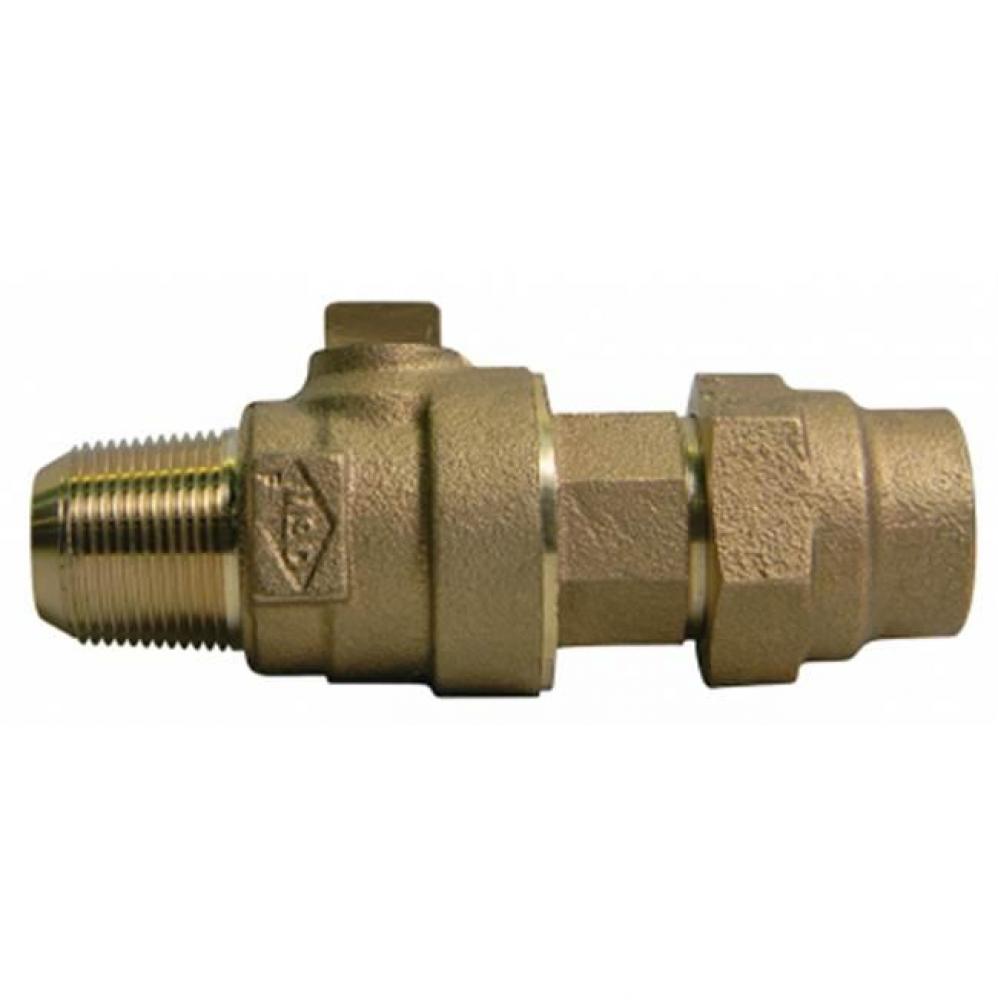 74701BGFT 1 1/2X2 BALL CORP AWWA X CTS FT - NL