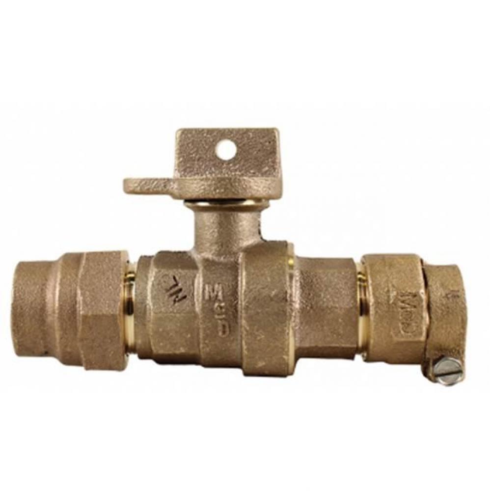 76100WG-44 3/4 BALL CURB CTS X PVC - NL