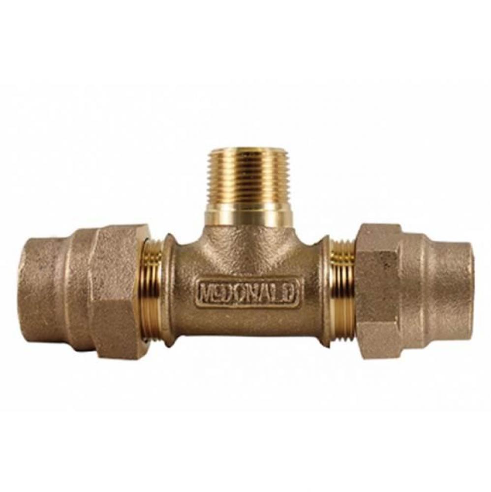 74762G 1 1/4X1 1/2 TEE CTS X CTS X MNPT -NL