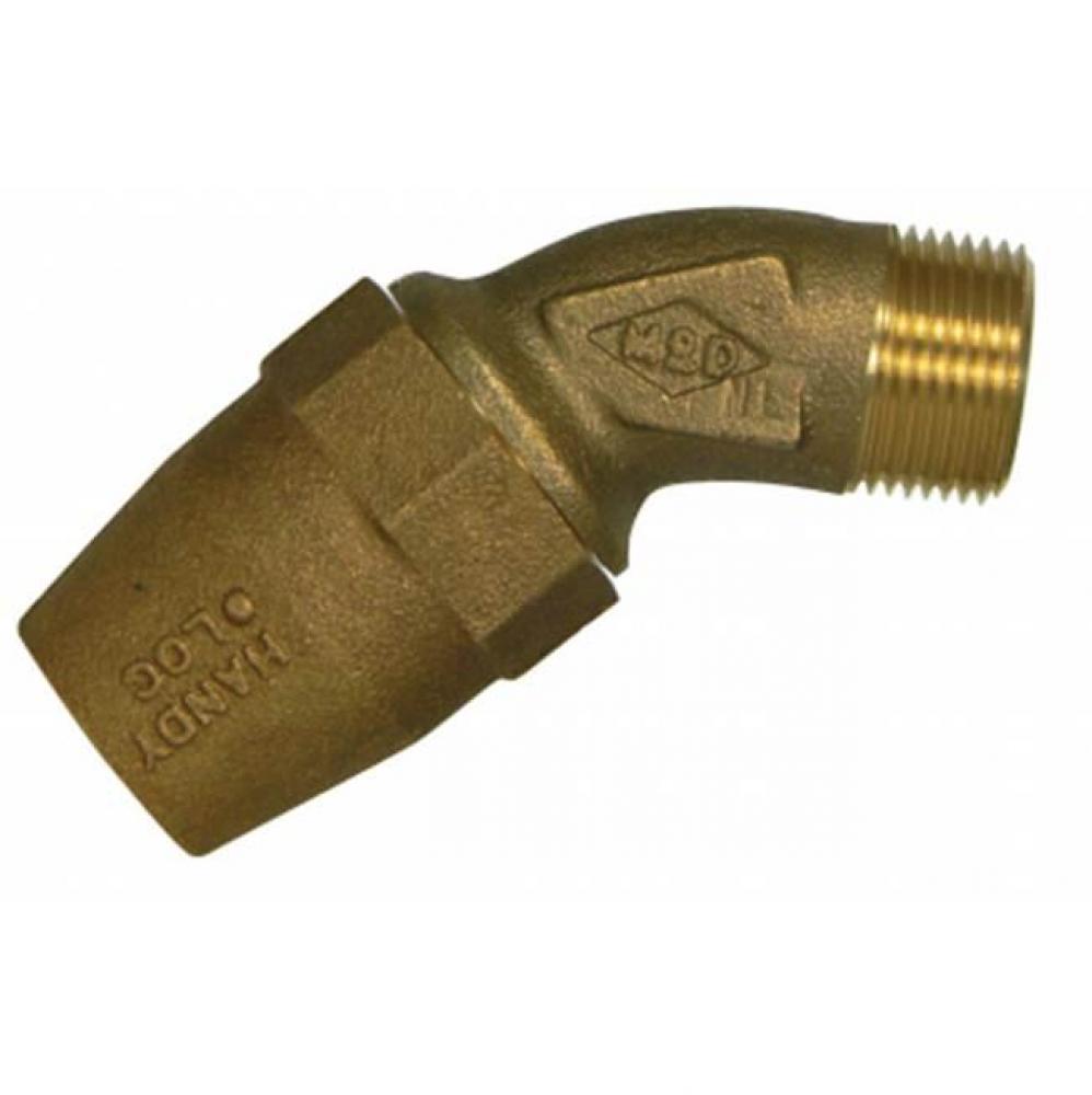 74750P-3H 1 EIGHTH BEND- PEP X MNPT-NL