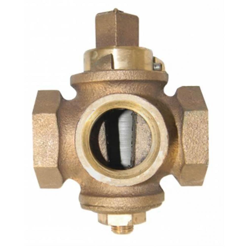 79711W 1 PLUG CURB SQ HEAD 3 WAY FNPT-NL