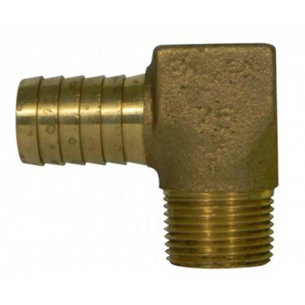 72085 1 1/4 BRONZE HYDRANT ELBOW INSERTxMNPT-NL