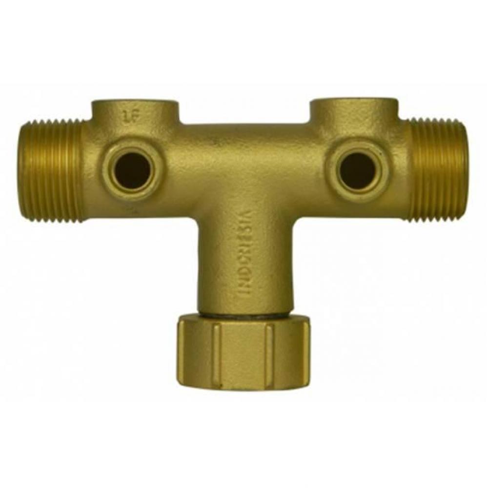 72045T 1X3 1/2 TANK TEE-2 HOLE-FNPT-NL