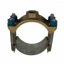 AY McDonald 4148-402 - 3846F 8X1 SS WIDE STRAP SADDLE 9.05xFNPT FLT GSKT