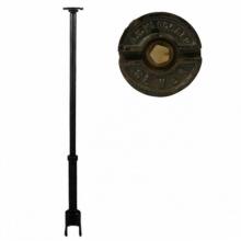 AY McDonald 4516-161 - 5604PS 6 ARCH CURB BOX PENTAGON SEWER LID 1.25 UPPER SM BASE