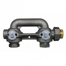 AY McDonald 4824-386 - 6480GCCD 1 1/4X1 1/4X1 1/4 ZINC HxH INS BV BYPASS METERBAR 8.25 C-C 25 lb