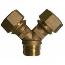 AY McDonald 5127-056 - 708YSMT 1X3/4 Y-BRANCH MNPT X (TWO) CTS - NL