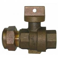 AY McDonald 5131-254 - 76002Q 3/4 STOP&DRAIN BALL CURB CTSxFNPT-NL