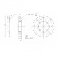 AY McDonald 5131-448 - 7610RK 4 ROUND 8 HOLE FLNG KIT(2)xFNPT-NL