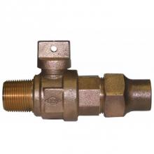 AY McDonald 5131-456 - 74104BCAP 3/4 BALL CORP/CURB MNPT X FLARE - NL