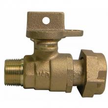 AY McDonald 5132-459 - 76107MW 3/4X5/8X3/4 BALL VALVE MNPT X METER - NL