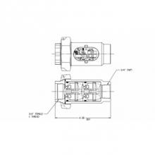 AY McDonald 5135-062 - 711-3LV 33 IDCHK 3/4 K FEMALEx3/4 CTS-NL