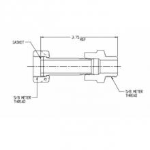 AY McDonald 5137-018 - 710J11 IDLER 5/8 METERx1/2 FNPTx3.63L-NL