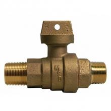 AY McDonald 5149-327 - 76107P 1 BALL CURB MNPT X MNPT - NL