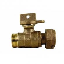 AY McDonald 5149-463 - 76100MWL 1X3/4X1 BALL VALVE FLARE L/NUTxMETER -NL