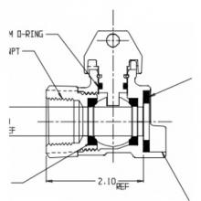 AY McDonald 5175-484 - 76101WA 1 BALL VALVE FNPT X YBOX - NL