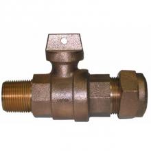 AY McDonald 5182-174 - 74104BQ 1 1/2 BALL CORP/CURB MNPT X CTS 16P-NL